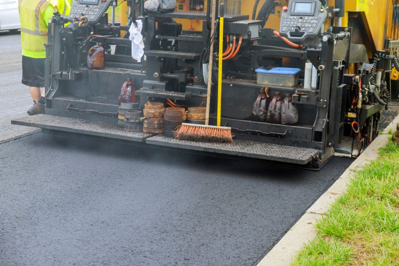 Paving Equipment in Action